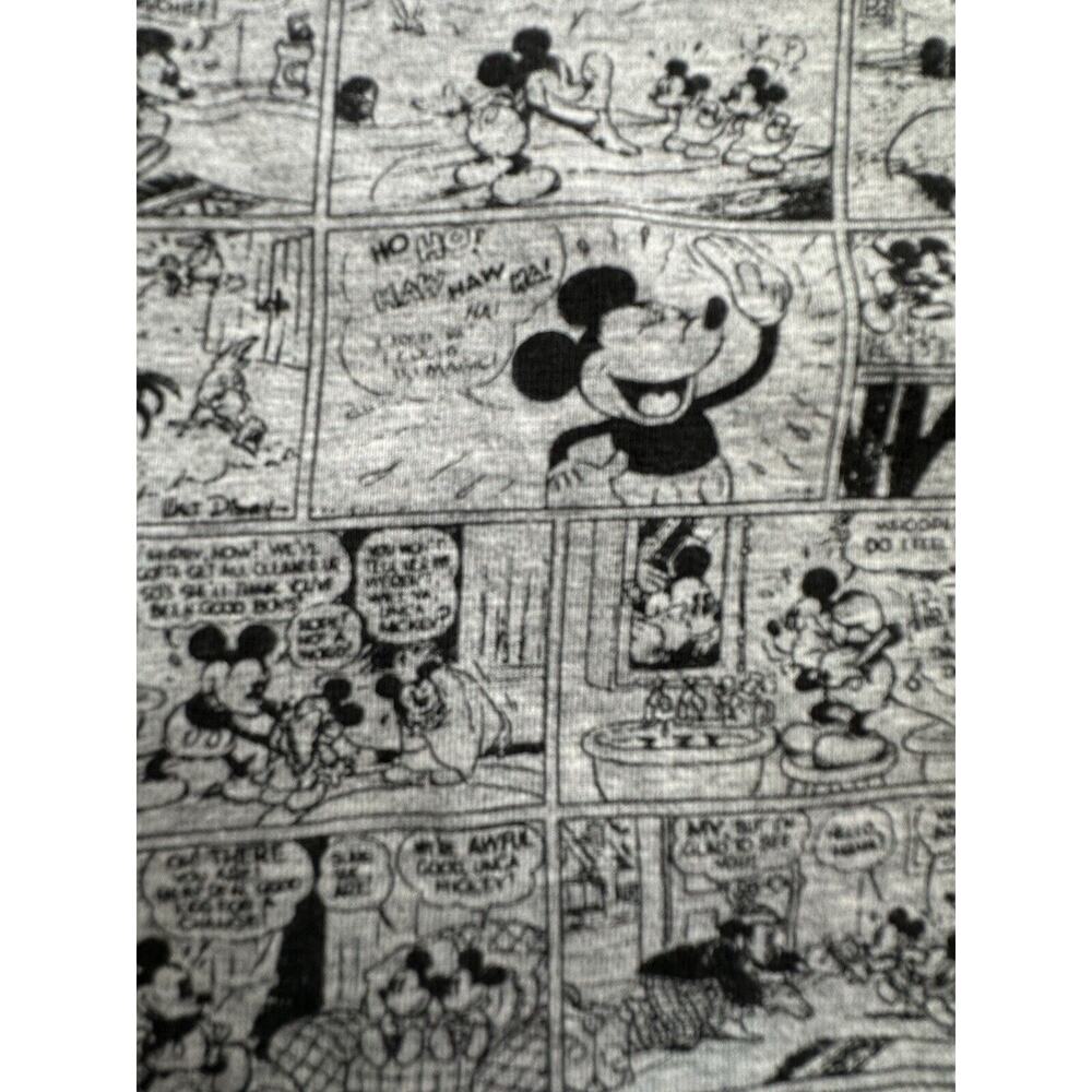 Disney Women's Vintage Disney Brought To You By Giordano Black Gray Print Sz XXS - Picture 9 of 11